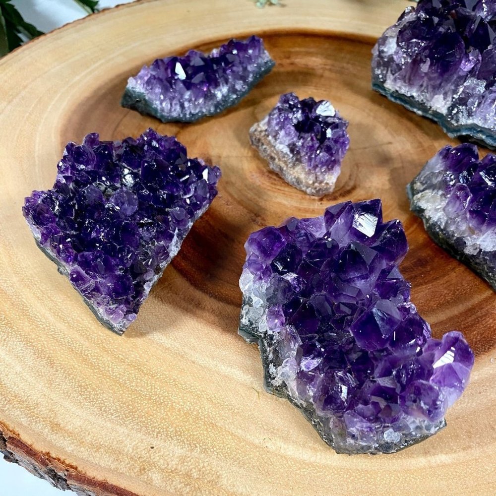 1 PCS Natural Uruguayan Amethyst Stone Raw Amethyst Crystal Home Decoration